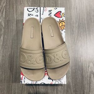 Rubber Beachwear Dolce & Gabbana Slides